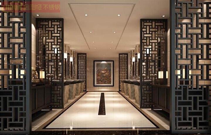 金属屏风样品