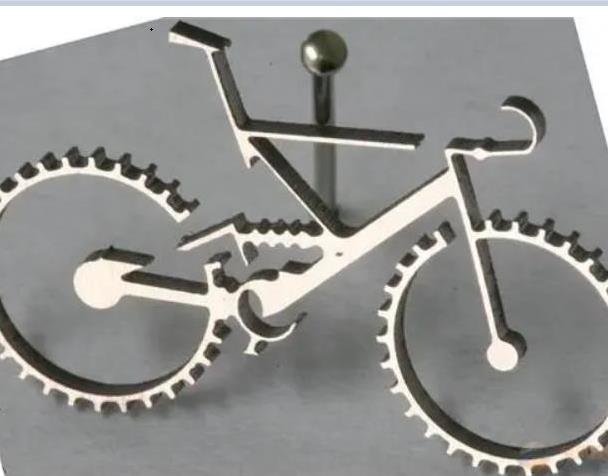 三维激光切割机切割自行车零件