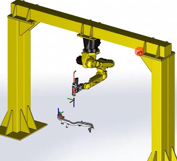 机械手激光切割机之龙门